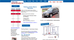 Desktop Screenshot of okecie-parking.pl